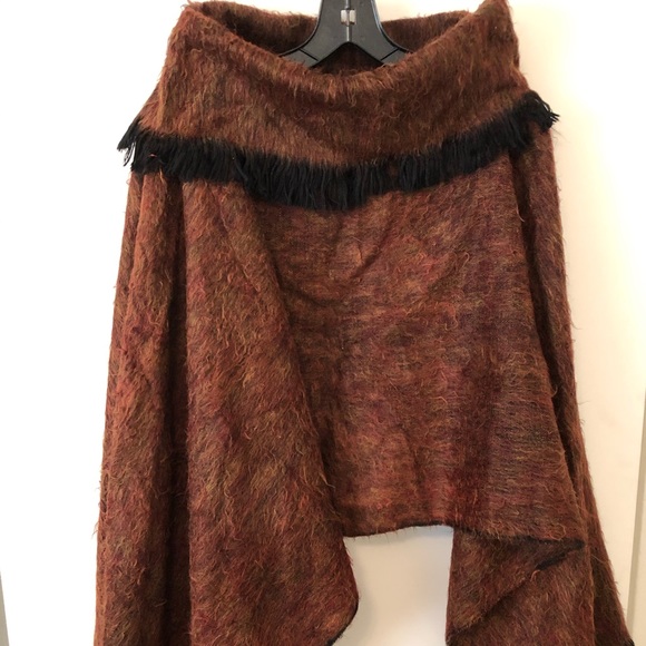 Autumn Poncho Shawl - Picture 1 of 5